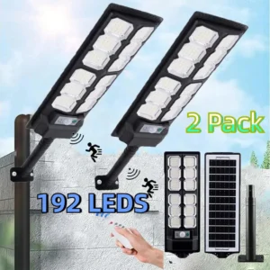 2-Pack Solar Street Lights