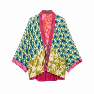 Elegant Women's Casual Lace Patchwork Blazer